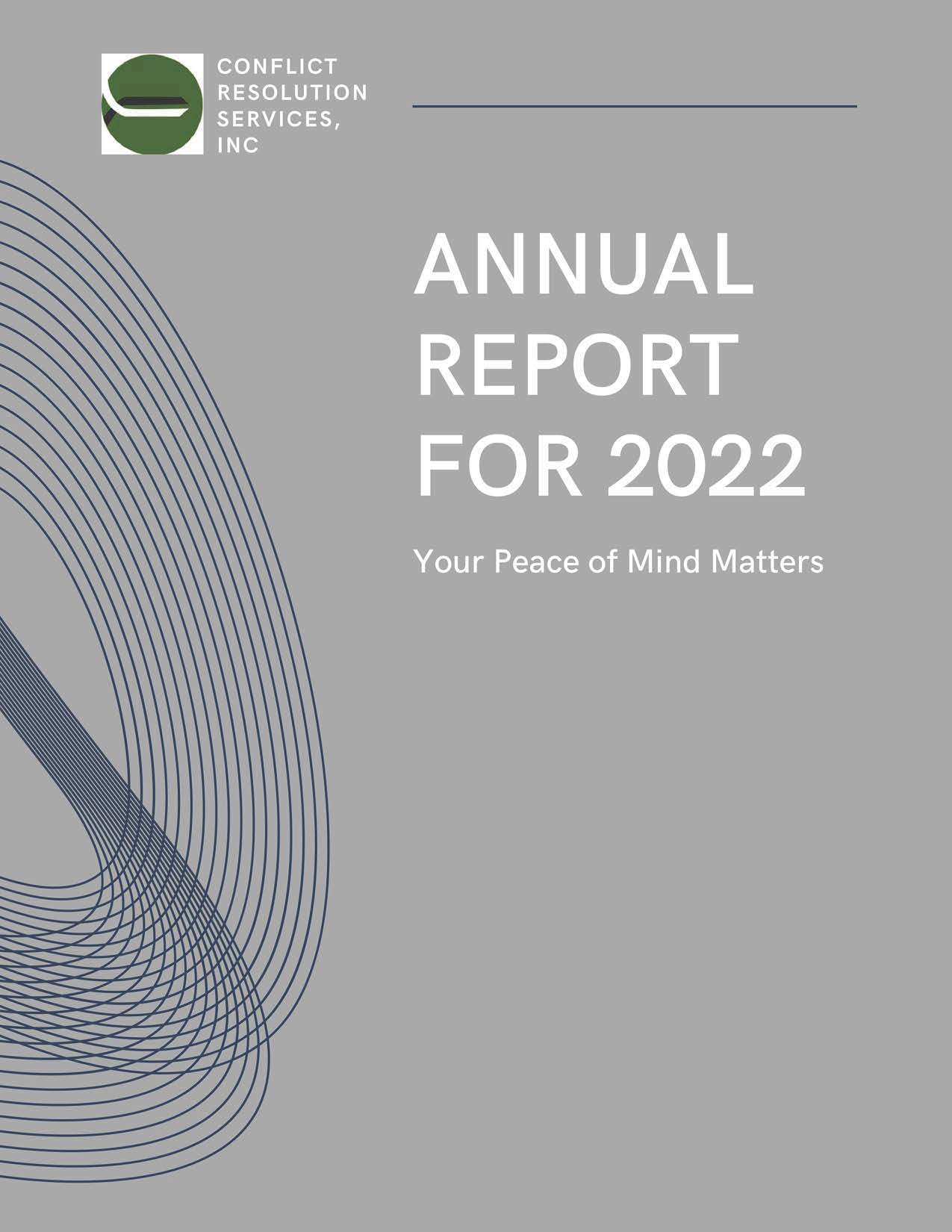 CRS Annual Report